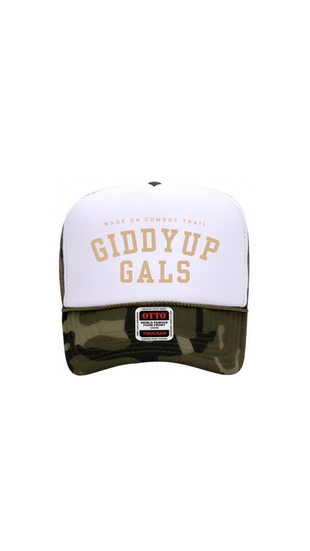 GIDDYUP GALS TRUCKER HAT