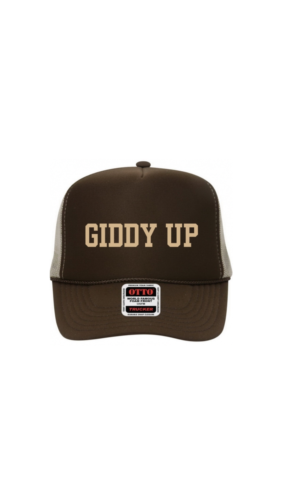 GIDDY UP TRUCKER HAT
