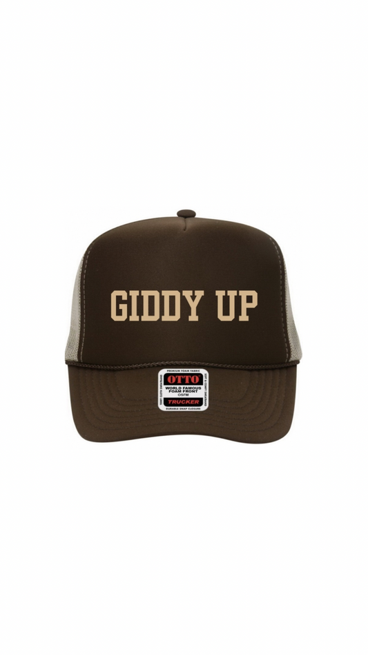 GIDDY UP TRUCKER HAT