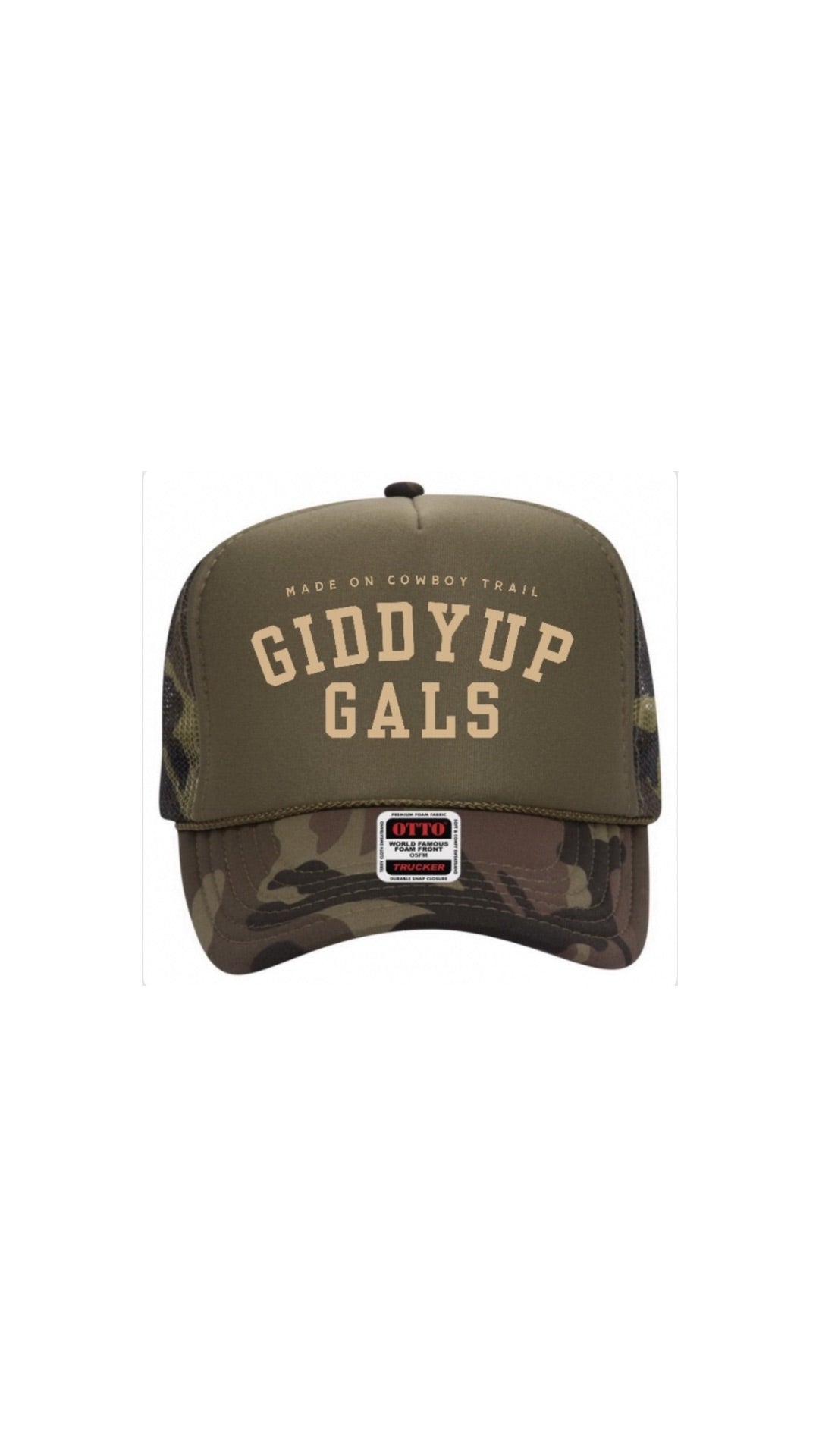 GIDDYUP GALS TRUCKER HAT
